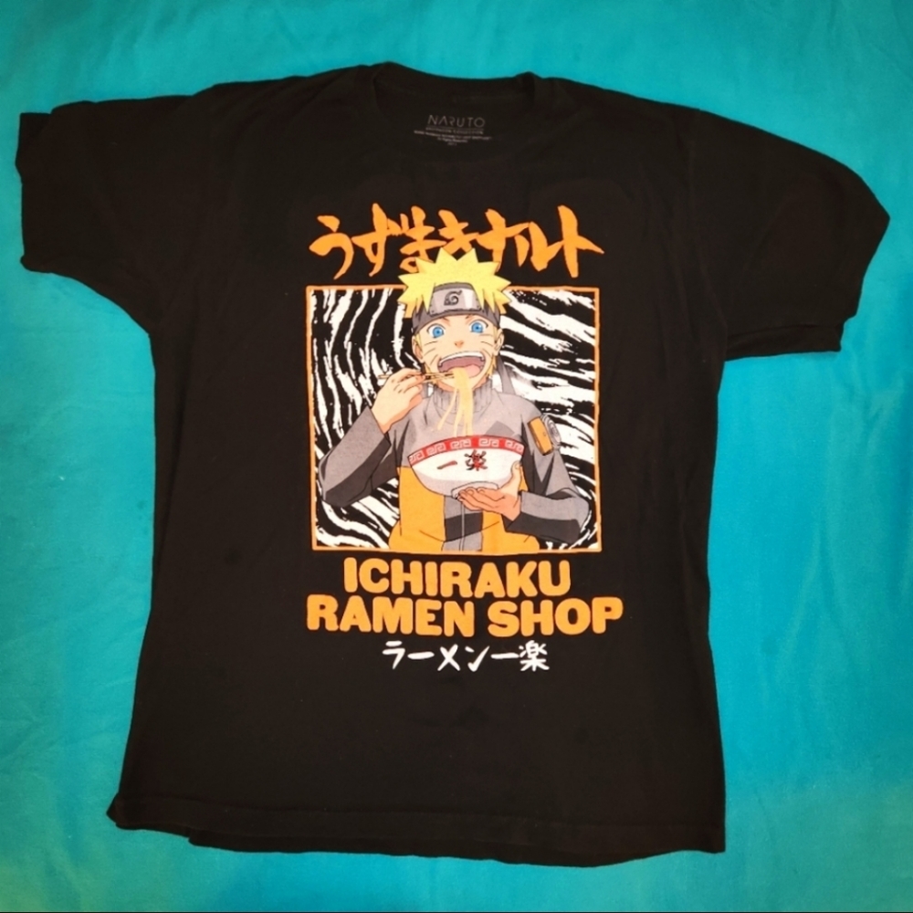 Two Naruto Shippuden Ichiraku Ramen Shop, men's L (42/44) T-shirts - Picture 4 of 6
